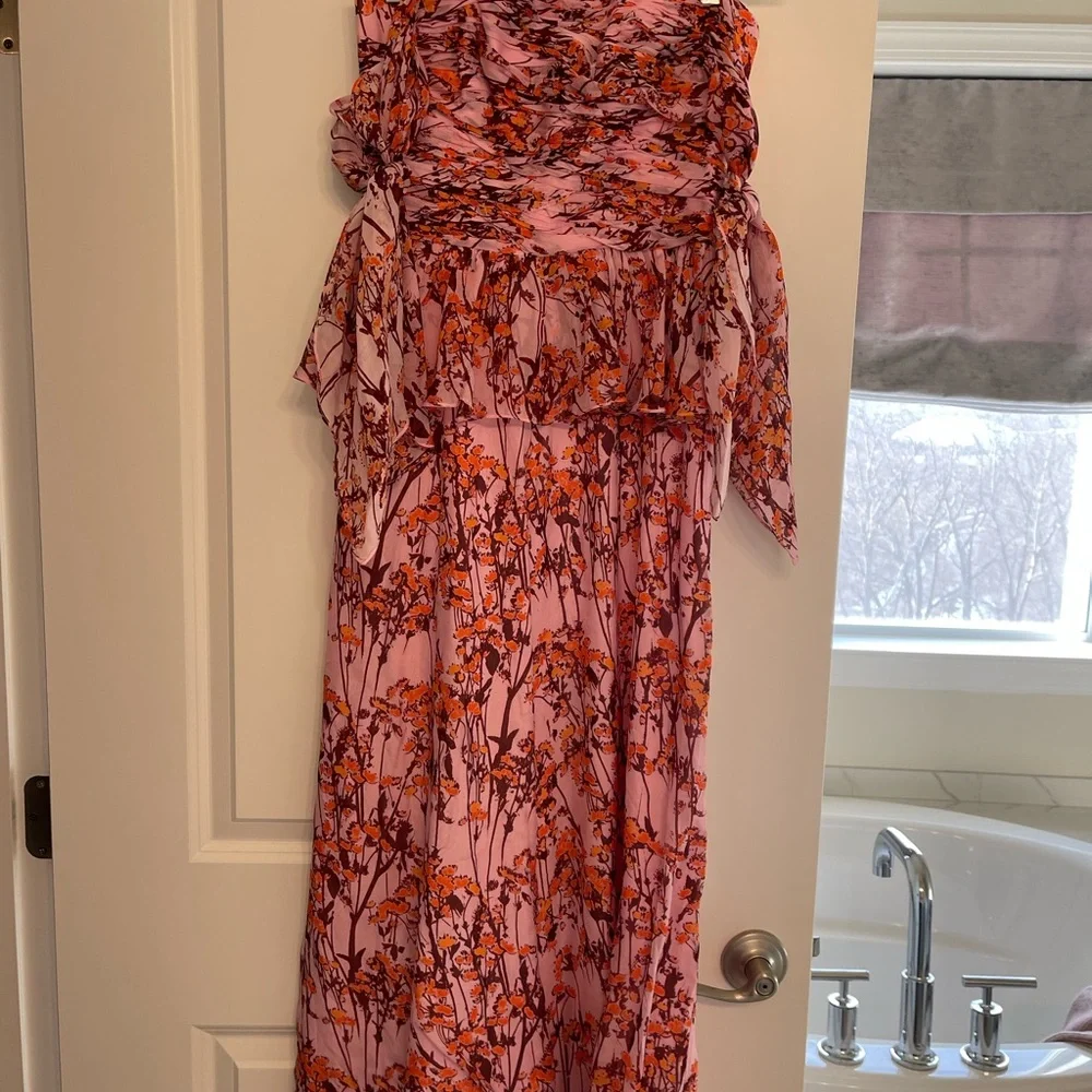 BHLDN Flor Et Al off shoulder Vivian jumpsuit - Picture 6 of 6